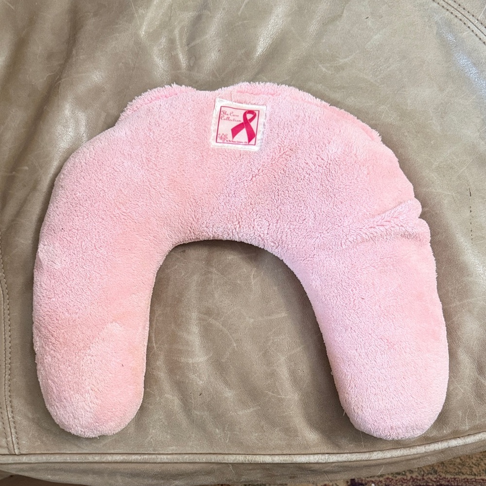 Pink Plush Neck Pillow